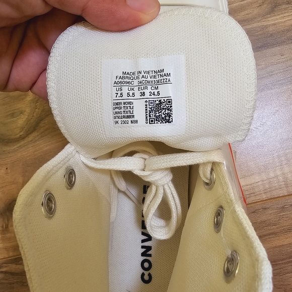 Chuck Taylor All Star Lift Platform DIY Beads, size US 7.5 - Picture 9 of 12